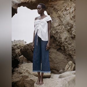 Shaina Mote Látigo Top in Salt